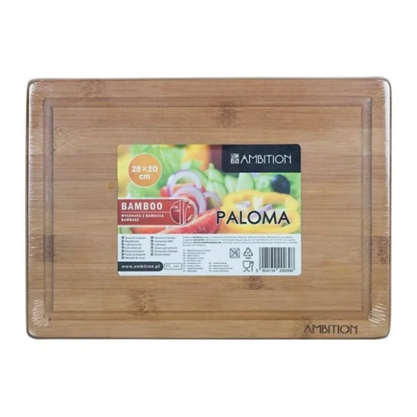 PALOMA daska za sečenje od bambusa 28x20x1,5cm
