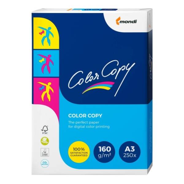 Papir za kopiranje A3 Color Copy MONDI 160g 250 listova