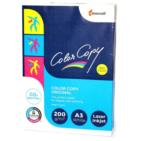Papir za kopiranje A3 Color Copy MONDI 200g 250 listova