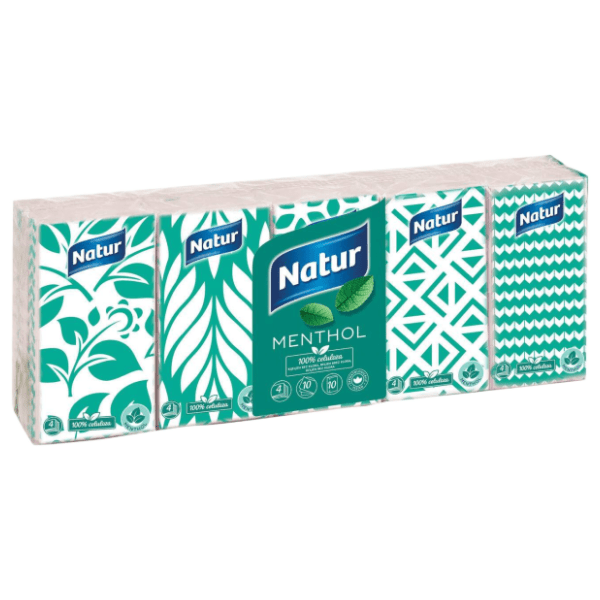 Papirne maramice NATUR menthol 4sloja 10kom
