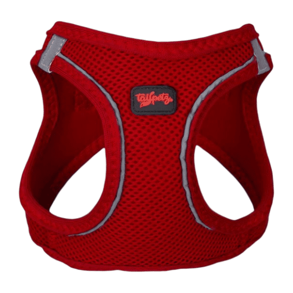 PAWS & WHISKERS Air mesh am za pse L crveni