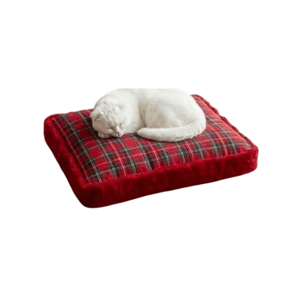 PAWS & WHISKERS Diktortgen krevet za ljubimce 55x40cm crveni