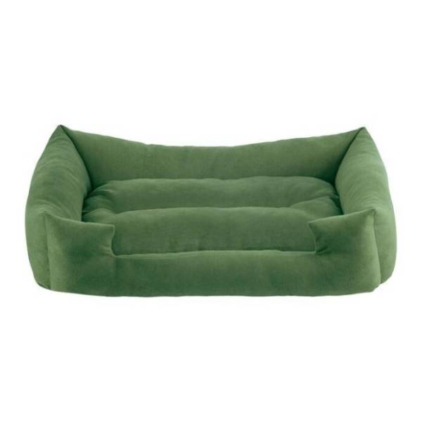 PAWS & WHISKERS Kare krevet za pse 60x45x15cm zeleni