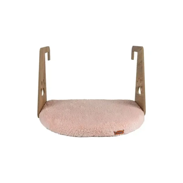 PAWS & WHISKERS ležaljka za mačke sa ramom za radijator 52x35cm roze