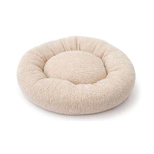 PAWS & WHISKERS Teddy donut krevet za ljubimce 52x12cm bež