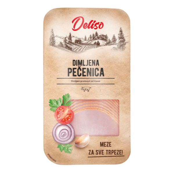 Pečenica dimljena DELISO slajs 200g