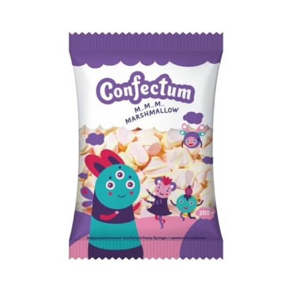 Penaste bombone CONFECTUM jagoda 200g