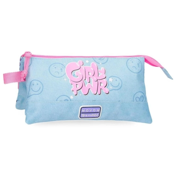 Pernica sa tri pregrade MOVOM Girl power prazna