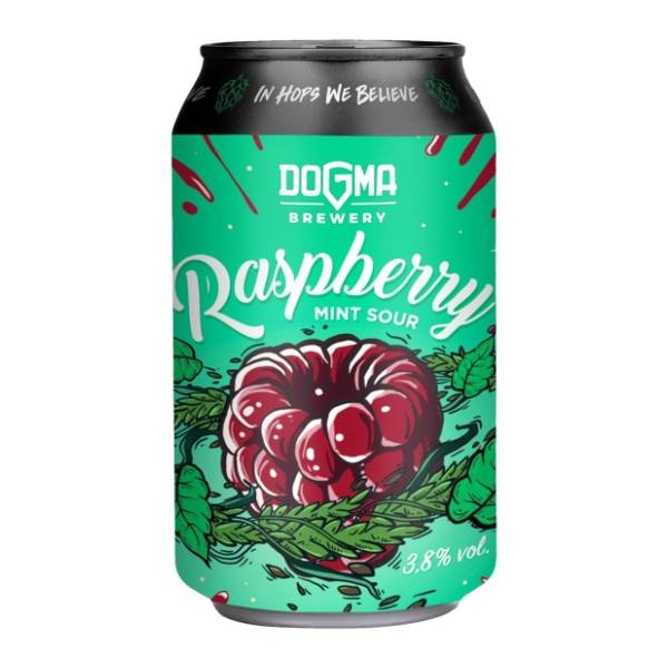 Pivo DOGMA Raspberry mint sour 0.33l
