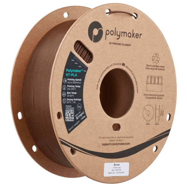 POLYMAKER HT-PLA 1,75 mm Brown 3D filament