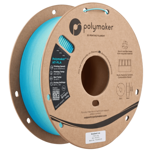 POLYMAKER HT-PLA 1,75 mm Gradient Ice 3D filament