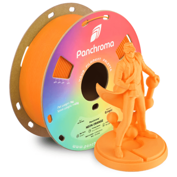 POLYMAKER Panchroma PLA 1,75 mm Neon Orange 3D filament
