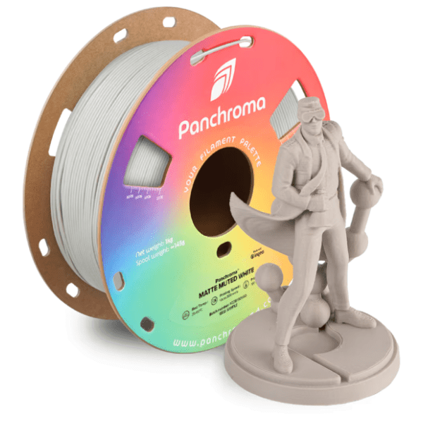 POLYMAKER Panchroma PLA Matte 1,75 mm Muted White 3D filament