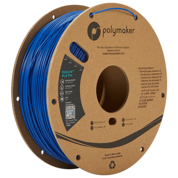 POLYMAKER PolyLite PLA PRO 1,75 mm Blue 3D filament