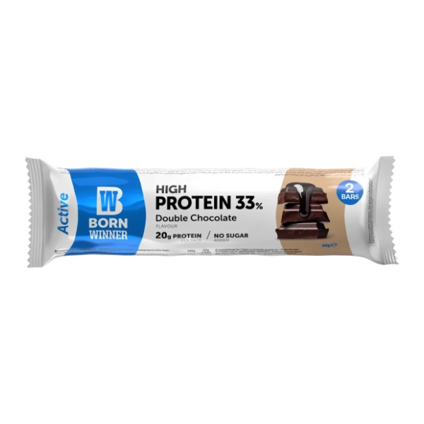 Protein bar BORN WINNER double chocolate 2x30g