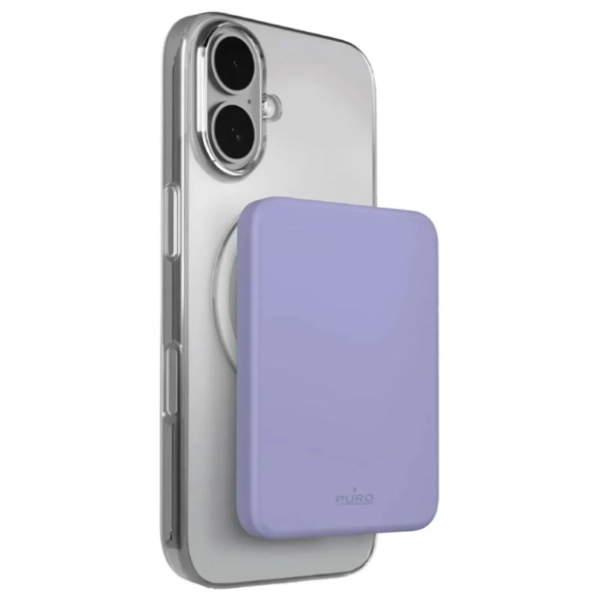 PURO bežični power bank MagSafe 4200mAh ljubičasti