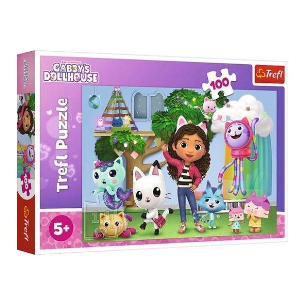 Puzzle Gabby’s dollhouse 100 delova TREFL