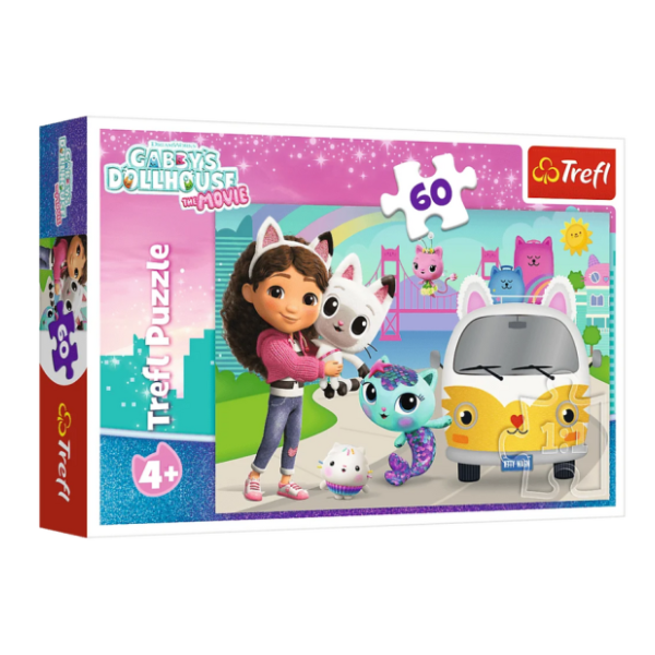 Puzzle Gabby’s dollhouse 60 delova TREFL