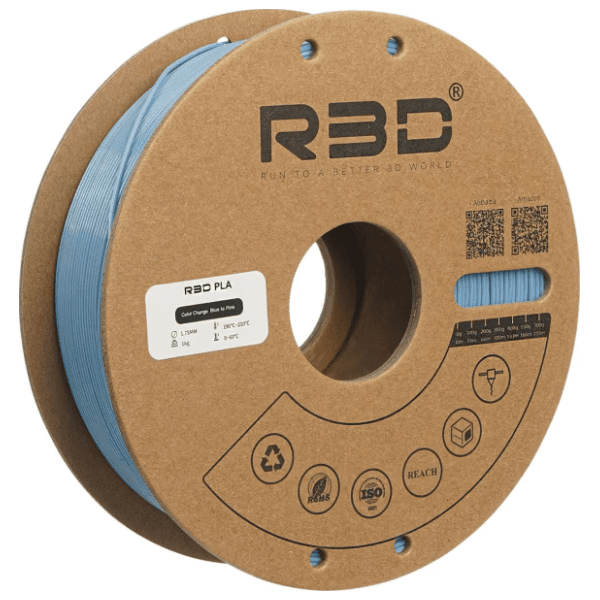 R3D PLA 1,75 mm Colour Change Blue to Pink 3D filament