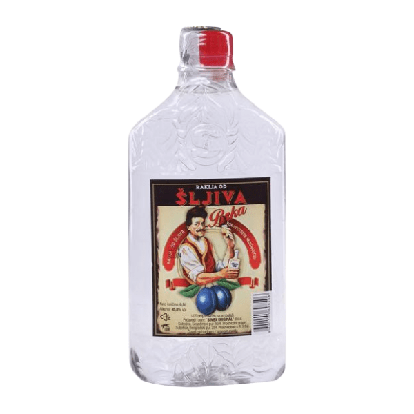 Rakija SIMEX Brka ljuta šljiva 0,5l pet