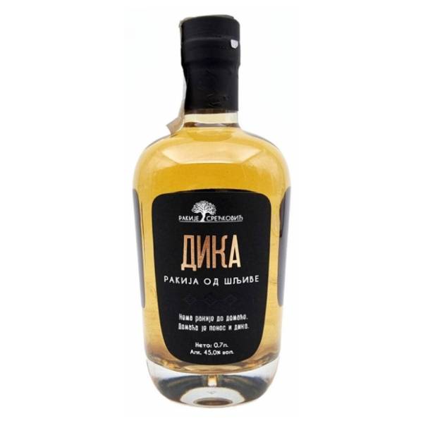 Rakija SREĆKOVIĆ Dika šljiva 0.7l