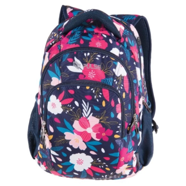 Ranac za školu PULSE Teens flowers