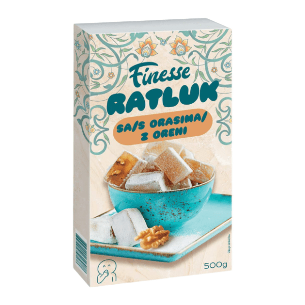 Ratluk FINESSE sa orasima 500g