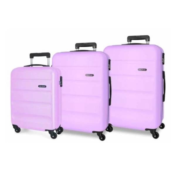 ROLL ROAD set kofera Flex lilac 3kom