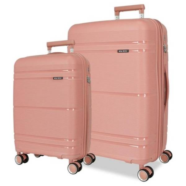 ROLL ROAD set kofera universe powder pink 2kom