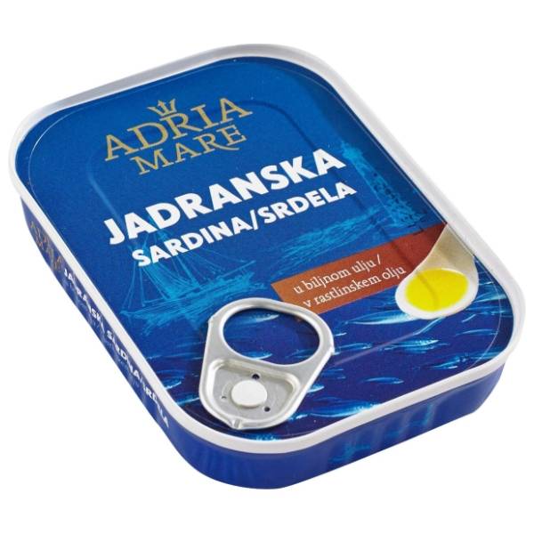 Sardina ADRIA MARE u biljnom ulju 105g