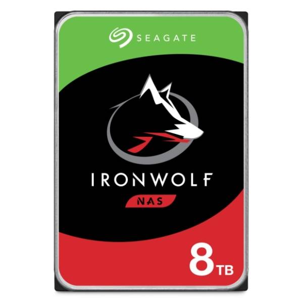 SEAGATE hard disk 8TB (256MB) ST8000VN002 NAS IronWolf