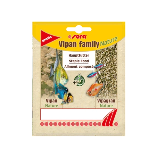 SERA Vipan nature flakes hrana za ukrasne ribice 12g