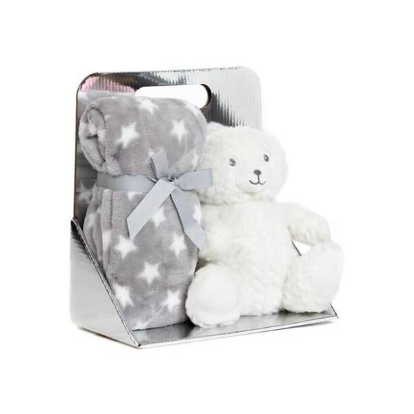 Set igračka i ćebence Bear beli  BBO