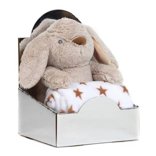 Set igračka i ćebence Rabbit bež BBO