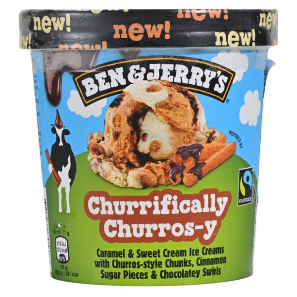 Sladoled BEN&JERRY'S Churros 465ml