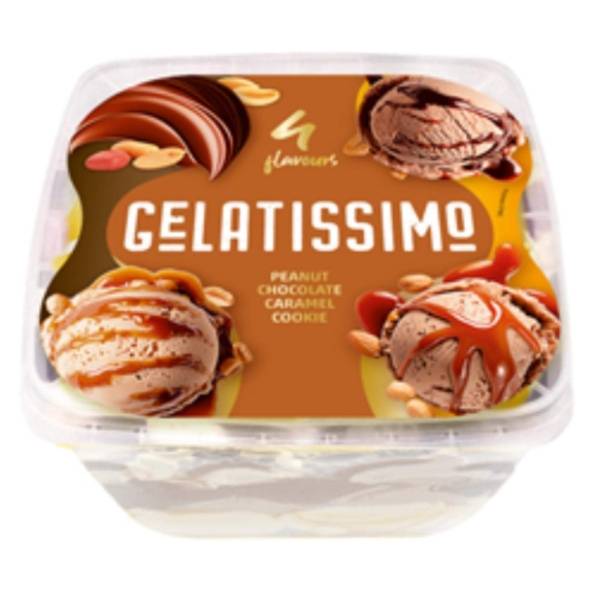 Sladoled GELATISSIMO čokolada karamela 1,65l