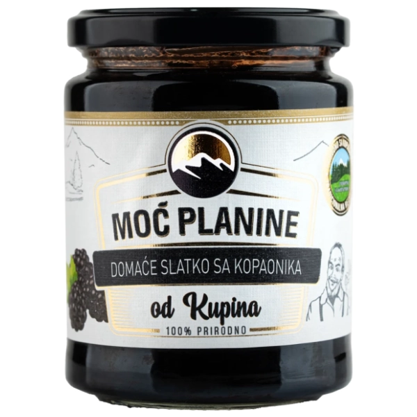 Slatko MOĆ PLANINE divlje kupine 380g