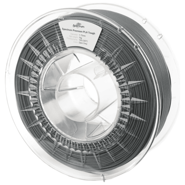 SPECTRUM PLA 1,75 mm Tough Dark Grey 3D filament