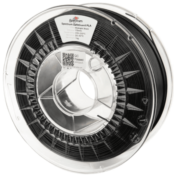 SPECTRUM SafeGuard PLA 1,75 mm Deep Black 3D filament