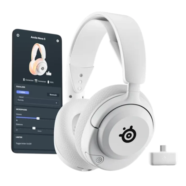 SteelSeries slušalice Arctis Nova 5 bele