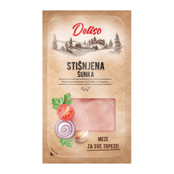 Šunka stišnjena DELISO slajs 100g