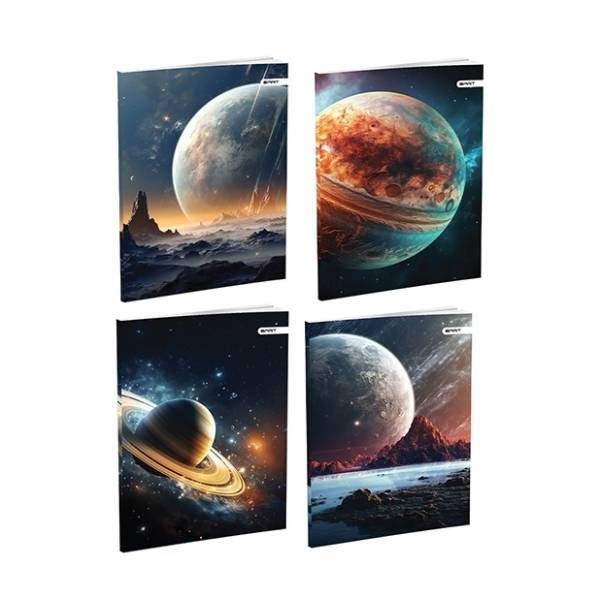 Sveska A5 karo SPIRIT planets 52lista 1kom