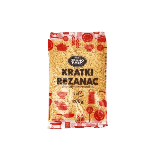 Rezanci GRANO DORO kratki 200g