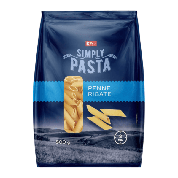 Makaroni K PLUS Penne Rigate 500g