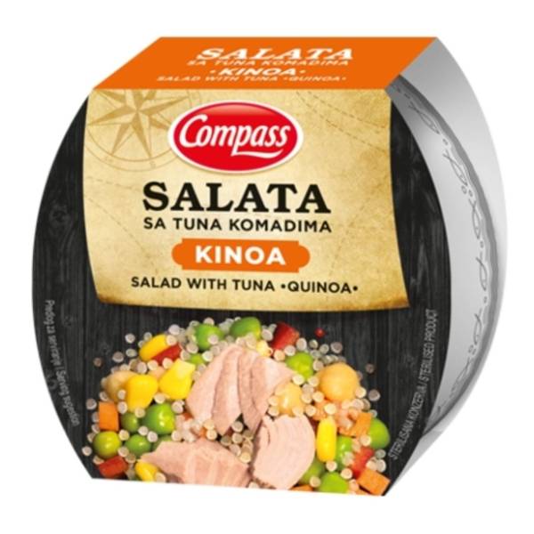 Tuna salata COMPASS Kinoa 160g