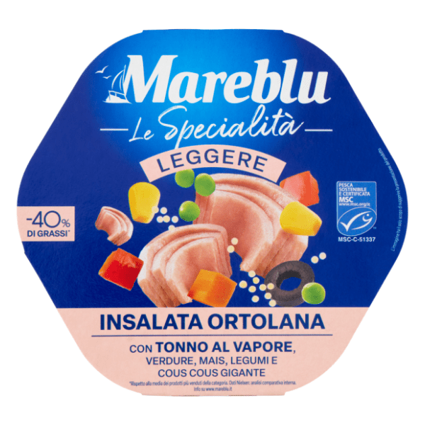 Tunjevina MAREBLU u salati sa kus kusom 220g