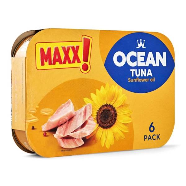 Tunjevina OCEAN komadi u suncokretovom ulju 6x70g