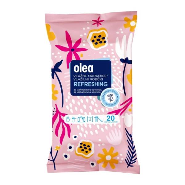 Vlažne maramice OLEA univerzal 20kom