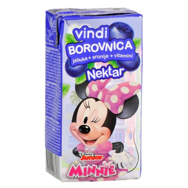 Voćni sok VINDI aronija borovnica jabuka 200ml