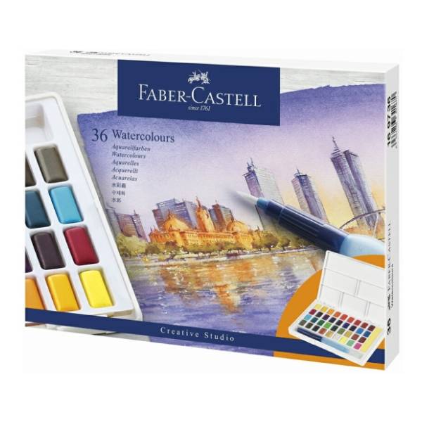 Vodene boje FABER CASTELL slikarske 36boja